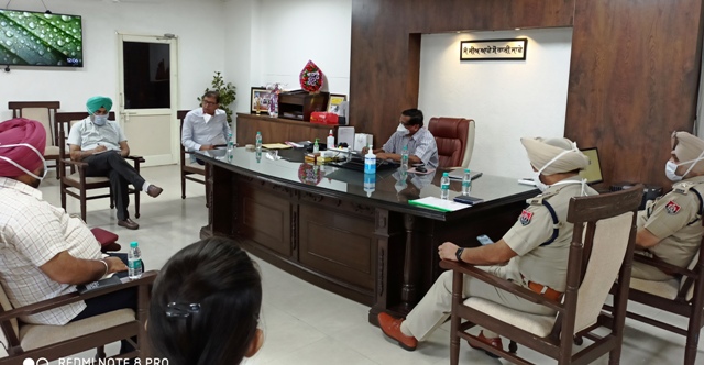 ​कोविड़-19 तथा गेंहू की हुई खरीद संबंधी जेल विभाग के प्रमुख सचिव ने की बैठक