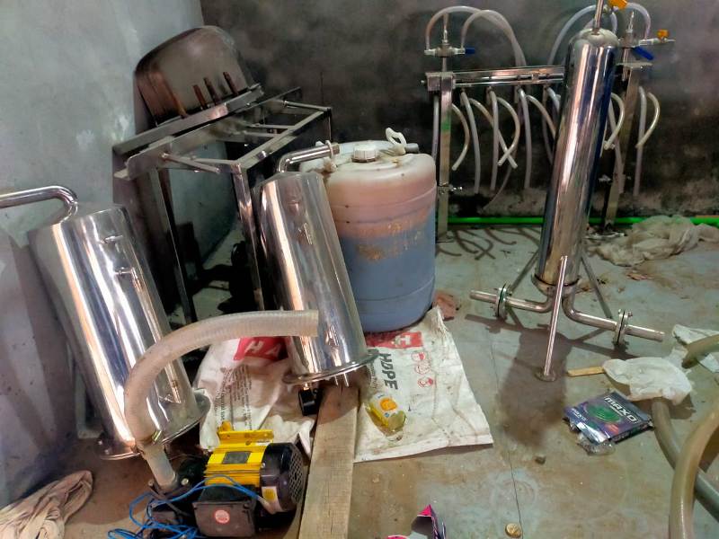 Another illicit Liquor Manufacturing unit busted in Patiala; three held