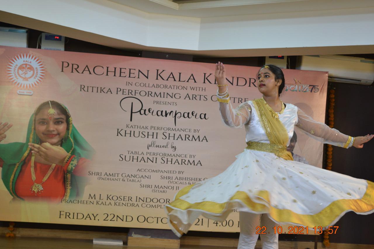 Kathak performance by Khushi Sharma