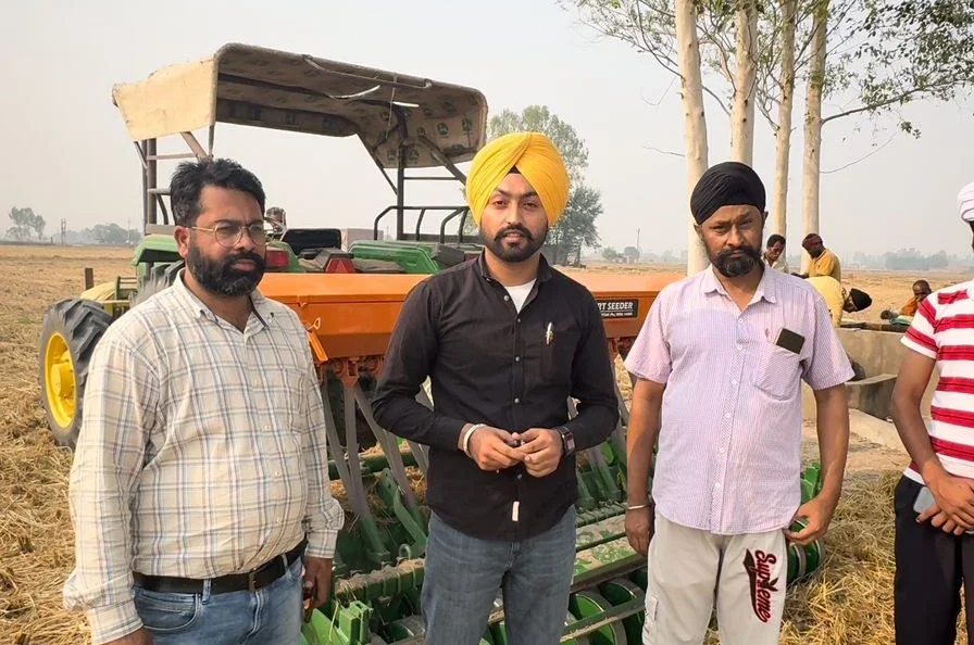 ਪਿਛਲੇ 15 ਸਾਲਾਂ ਤੋਂ ਬਿਨਾਂ ਅੱਗ ਲਗਾਏ ਕੀਤੀ ਜਾ ਰਹੀ ਹੈ ਅਗਾਂਹਵਧੂ ਕਿਸਾਨ ਜਸਪਾਲ ਸਿੰਘ ਵਲੋਂ ਕਣਕ ਦੀ ਬਿਜਾਈ 