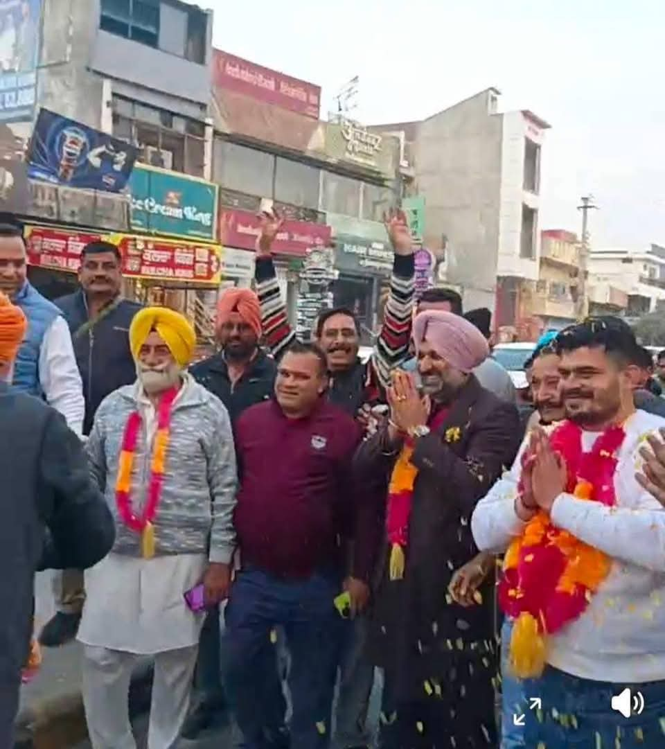 ਨਗਰ ਕੌਂਸਲ ਉਪ ਚੋਣ ਵਿੱਚ ਕਾਂਗਰਸੀ ਉਮੀਦਵਾਰ ਵਰੁਣ ਸ਼ਰਮਾ ਜੇਤੂ ਰਹੇ