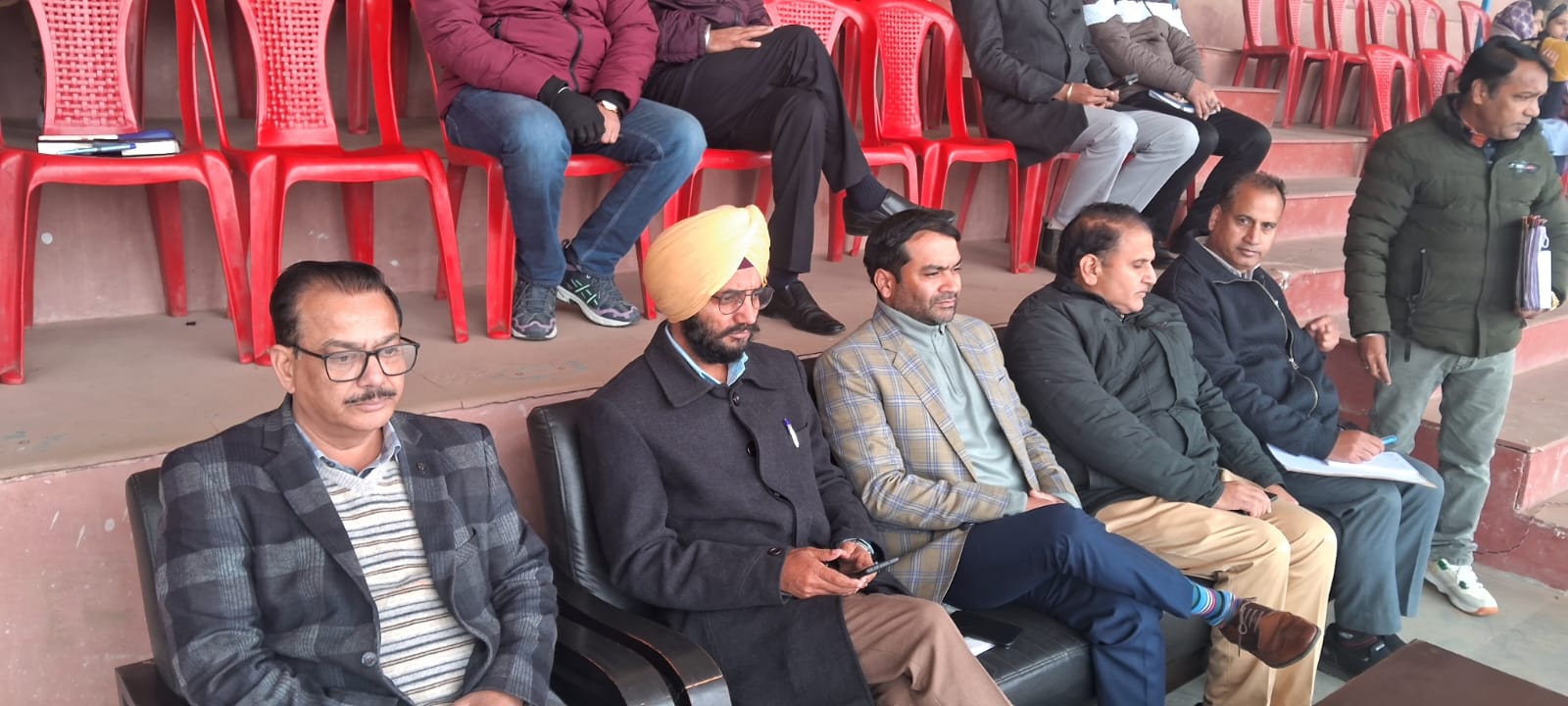 ਸ਼ਹੀਦ ਲੈਫ਼ਟੀਨੈਂਟ ਨਵਦੀਪ ਸਿੰਘ ਸਟੇਡੀਅਮ, ਗੁਰਦਾਸਪੁਰ ਵਿਖੇ ਹੋਈ ਗਣਤੰਤਰ ਦਿਵਸ ਸਮਾਗਮ ਦੀ ਪਹਿਲੀ ਰਿਹਰਸਲ