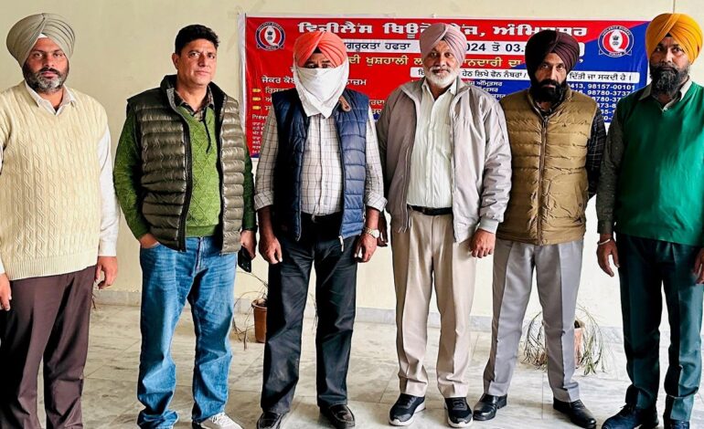 15,000 ਰੁਪਏ ਰਿਸ਼ਵਤ ਲੈਣ ਦੇ ਦੋਸ਼ ਹੇਠ ਵਿਜੀਲੈਂਸ ਬਿਊਰੋ ਵੱਲੋਂ ਏ.ਐਸ.ਆਈ. ਗ੍ਰਿਫਤਾਰ