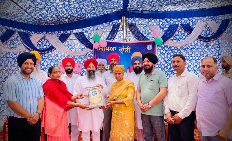 ਪੰਜਾਬ ਸਿੱਖਿਆ ਕ੍ਰਾਂਤੀ ਸੂਬੇ ਵਿੱਚ ਵਿੱਦਿਅਕ ਪੱਧਰ ਨੂੰ ਹੋਰ ਉੱਚਾ ਚੁੱਕਣ ਵਿੱਚ ਮਦਦਗਾਰ ਸਾਬਤ ਹੋਵੇਗੀ : ਜਗਰੂਪ ਸਿੰਘ ਸੇਖਵਾਂ