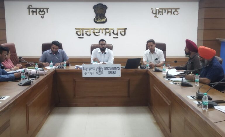 ਡਿਪਟੀ ਕਮਿਸ਼ਨਰ ਨੇ ਯੁੱਧ ਨਸ਼ਿਆਂ ਵਿਰੁੱਧ ਮੁਹਿੰਮ ਨੂੰ ਹੋਰ ਤੇਜ਼ ਕਰਨ ਦੀਆਂ ਹਦਾਇਤਾਂ ਦਿੱਤੀਆਂ