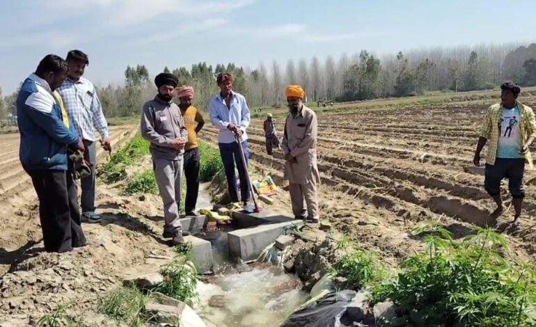 ਮਾਨ ਸਰਕਾਰ ਦੀ ਇਤਿਹਾਸਕ ਪਹਿਲਕਦਮੀ ਸਦਕਾ 40 ਵਰ੍ਹਿਆਂ ਬਾਅਦ ਨਹਿਰੀ ਪਾਣੀ ਪੰਜਾਬ ਦੇ ਖੇਤਾਂ ਵਿੱਚ ਪੁੱਜਾ