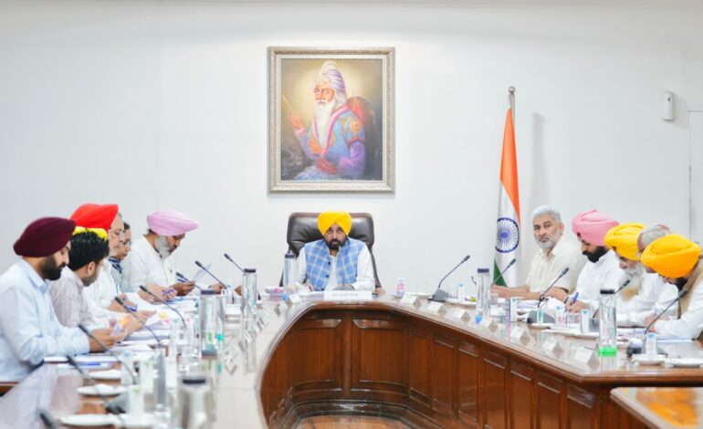 ਮੁੱਖ ਮੰਤਰੀ ਦੀ ਅਗਵਾਈ ਵਾਲੀ ਕੈਬਨਿਟ ਵੱਲੋਂ ਜੇਲ੍ਹ ਵਿਭਾਗ ਵਿੱਚ 500 ਖ਼ਾਲੀ ਅਸਾਮੀਆਂ ਭਰਨ ਨੂੰ ਪ੍ਰਵਾਨਗੀ