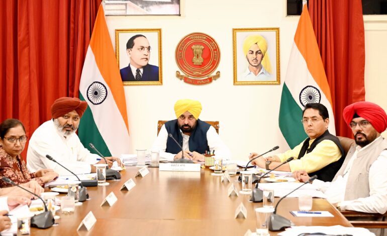 ਮੁੱਖ ਮੰਤਰੀ ਦੀ ਅਗਵਾਈ ਹੇਠ ਪੰਜਾਬ ਕੈਬਨਿਟ ਦਾ ਇਤਿਹਾਸਕ ਫੈਸਲਾ; ਪੰਜਾਬ ਦੀ ਸਨਅਤ ਨੂੰ ਵੱਡੀ ਰਾਹਤ, ਕੈਬਨਿਟ ਵੱਲੋਂ ਸਨਅਤੀ ਪਲਾਟ ਤਬਾਦਲਾ ਨੀਤੀ ਮਨਜ਼ੂਰ