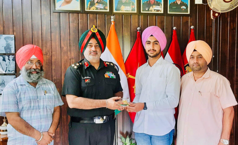 ਫੌਜ ਵਿਚ ਅਫਸਰ ਬਣਨ ਵਾਲੇ ਨੌਜਵਾਨਾਂ ਲਈ ਰੋਲ ਮਾਡਲ ਬਣਿਆ ਅਰਮਾਨਪ੍ਰੀਤ ਸਿੰਘ