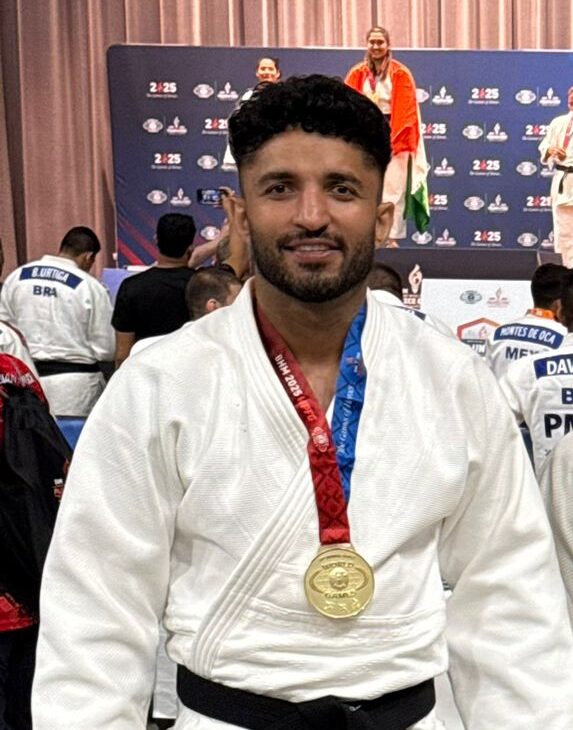 ਕਰਨਜੀਤ ਸਿੰਘ ਮਾਨ ਨੇ ਵਿਸ਼ਵ ਪੁਲਿਸ ਅਤੇ ਫਾਇਰ ਗੇਮਸ 2025 ਅਮਰੀਕਾ ਵਿਚ ਜਿੱਤਿਆ ਸੋਨ ਤਗਮਾ ।