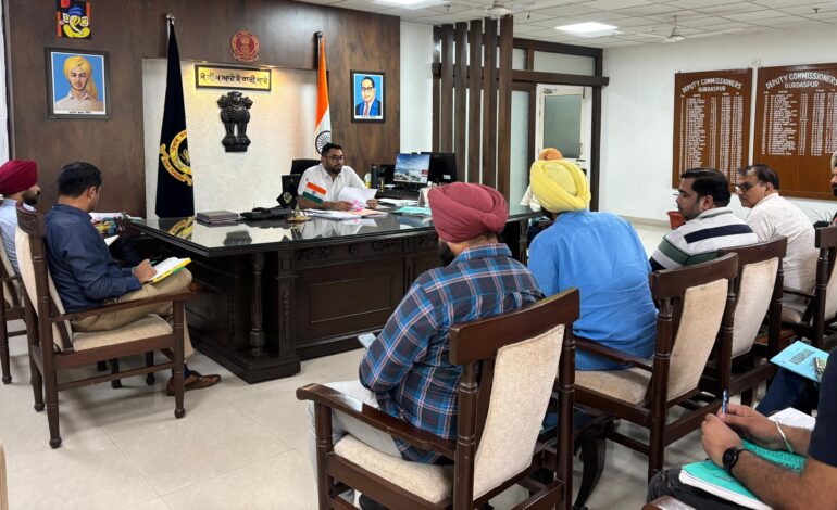 ਡਿਪਟੀ ਕਮਿਸ਼ਨਰ ਨੇ ਜ਼ਿਲ੍ਹੇ ਵਿੱਚ ਡੀ.ਐੱਮ.ਐੱਫ਼. ਵੱਲੋਂ ਕਰਵਾਏ ਜਾ ਰਹੇ ਵੱਖ-ਵੱਖ ਵਿਕਾਸ ਪ੍ਰੋਜੈਕਟਾਂ ਦੀ ਪ੍ਰਗਤੀ ਦਾ ਜਾਇਜ਼ਾ ਲਿਆ