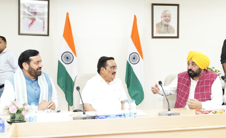 ਮੁੱਖ ਮੰਤਰੀ ਵੱਲੋਂ ਪੰਜਾਬ ਨੂੰ ਸਿੰਧ ਦਰਿਆ ਦੇ ਪਾਣੀਆਂ ‘ਚੋਂ  ਬਣਦਾ ਹਿੱਸਾ ਦੇਣ ਦੀ ਮੰਗ