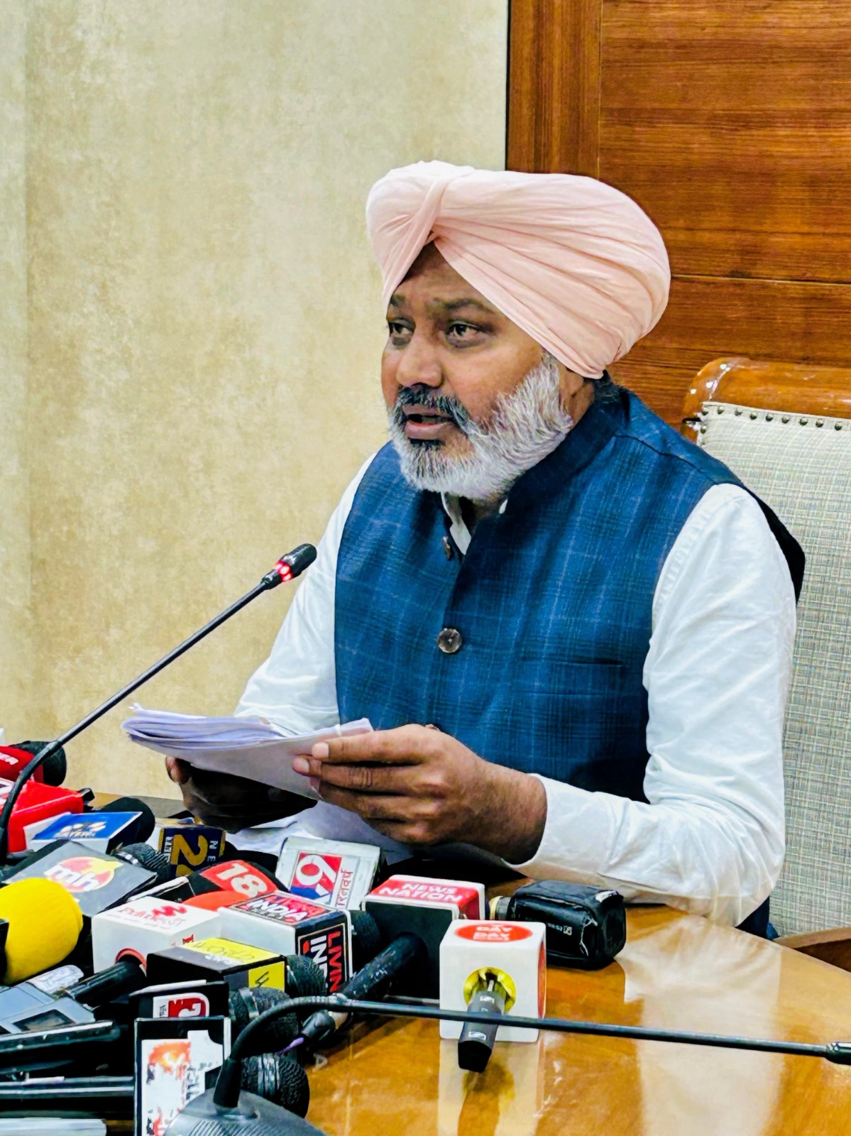 ਪਿਛਲੀਆਂ ਸੂਬਾ ਸਰਕਾਰਾਂ ਵੱਲੋਂ ਪੰਜਾਬ ਦੇ ਬੀਬੀਐਮਬੀ ਹਿੱਤਾਂ ਦੀ ਅਣਦੇਖੀ ਕਾਰਨ ਬੇਨਿਯਮੀਆਂ ਹੋਈਆਂ: ਹਰਪਾਲ ਸਿੰਘ ਚੀਮਾ