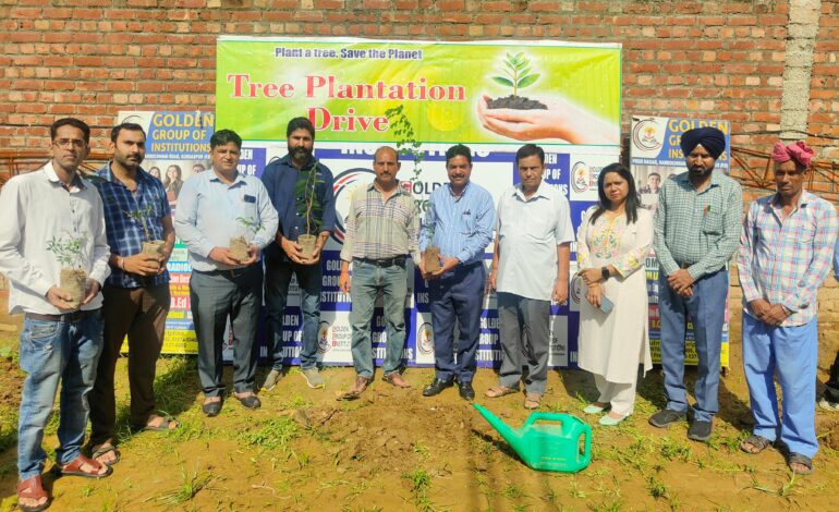 ਗੋਲਡਨ ਗਰੁੱਪ ਆਫ਼ ਇੰਸਟੀਚਿਊਸ਼ਨਜ਼ ਗੁਰਦਾਸਪੁਰ ਵਿਖੇ ‘ਇੱਕ ਰੁੱਖ ਮਾਂ ਦੇ ਨਾਮ’ ਮੁਹਿੰਮ ਤਹਿਤ ਪੌਦੇ ਲਗਾਏ ਗਏ