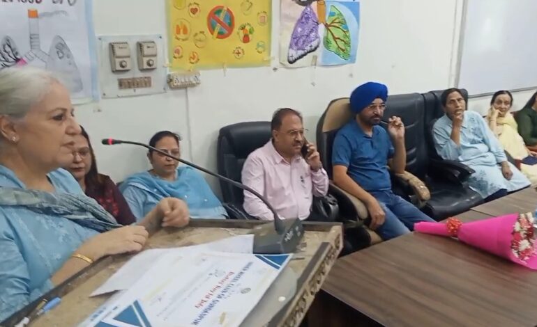 ਮਨੁੱਖੀ ਸੇਵਾ ਨੂੰ ਸਮਰਪਤ ਹੈ ਡਾਕਟਰੀ ਕਿੱਤਾ -ਡਾਕਟਰ ਜਸਵਿੰਦਰ ਸਿੰਘ