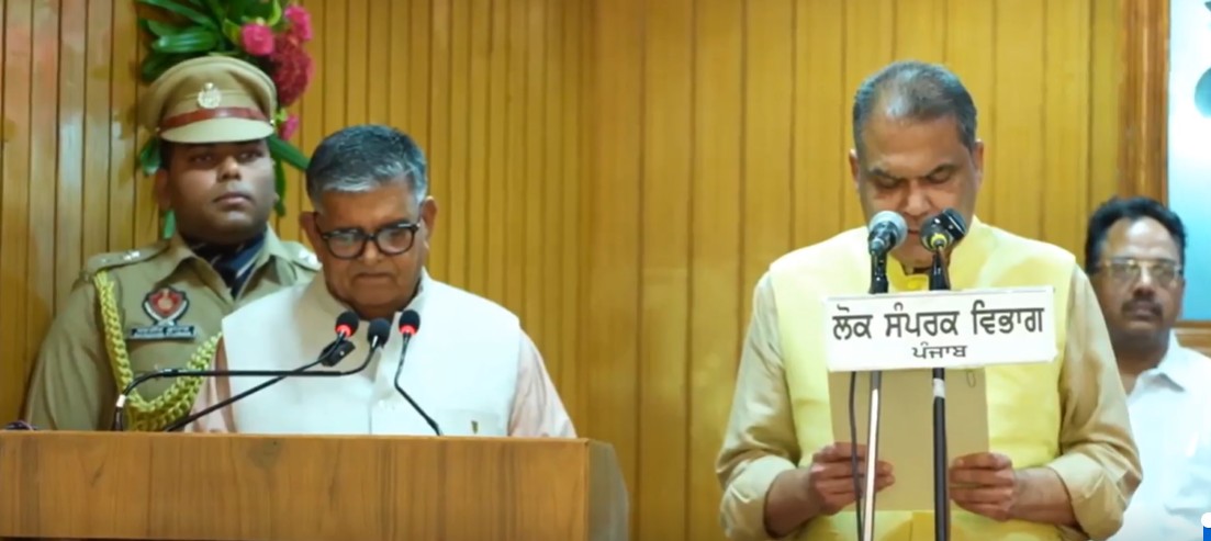 ਸੰਜੀਵ ਅਰੋੜਾ ਨੇ ਪੰਜਾਬ ਦੇ ਮੰਤਰੀ ਵਜੋਂ ਸਹੁੰ ਚੁੱਕੀ