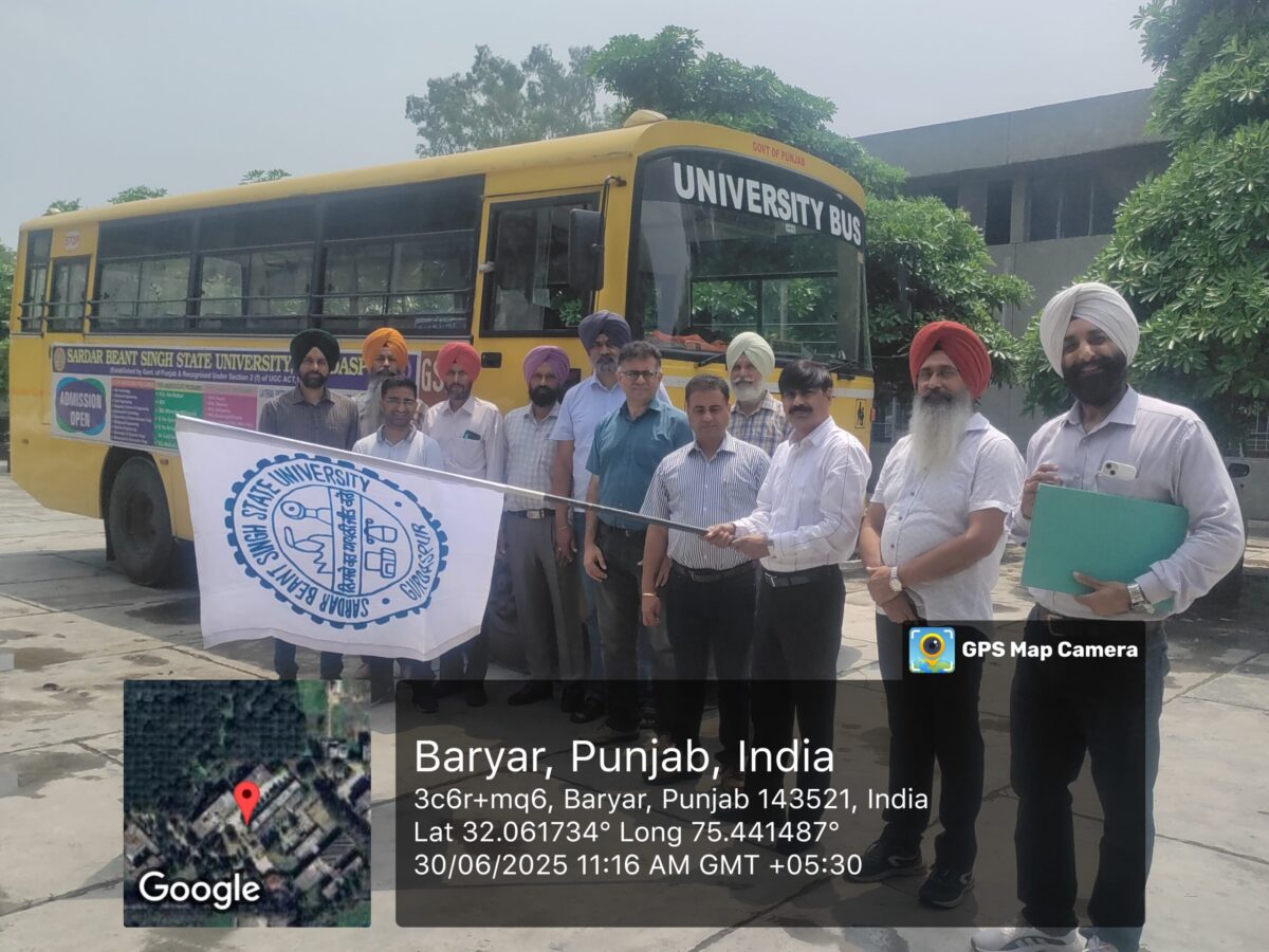ਸਰਦਾਰ ਬੇਅੰਤ ਸਿੰਘ ਸਟੇਟ ਯੂਨੀਵਰਸਿਟੀ ਦੀ ਇਤਿਹਾਸਕ ਪਹਿਲ: ਕਰੀਅਰ ਕੌਂਸਲਿੰਗ ਆਪ ਦੇ ਦੁਆਰ ਲਾਂਚ