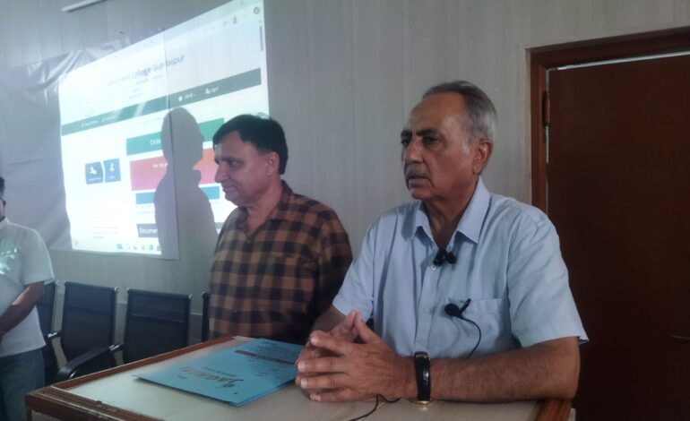 ਚੇਅਰਮੈਨ ਰਮਨ ਬਹਿਲ ਨੇ ਸਰਕਾਰੀ ਕਾਲਜ ਗੁਰਦਾਸਪੁਰ ਵਿੱਚ ਚਾਰ ਨਵੇਂ ਕੋਰਸਾਂ ਦੀ ਸ਼ੁਰੂਆਤ ਕੀਤੀ