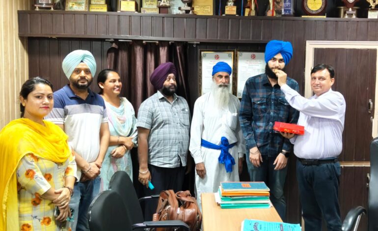 ਸਰਕਾਰੀ ਕਾਲਜ ਗੁਰਦਾਸਪੁਰ ਦੇ ਬੀ.ਸੀ.ਏ. ਕੋਰਸ ਦਾ ਵਿਦਿਆਰਥੀ ਯੂਨੀਵਰਸਿਟੀ ਦੀਆਂ ਪ੍ਰੀਖਿਆਵਾਂ ਵਿਚੋਂ ਰਿਹਾ ਅਵੱਲ