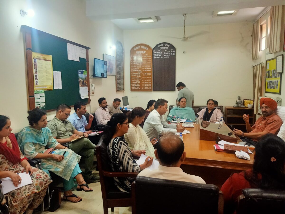 ਗੁਰਦਾਸਪੁਰ ਵਿੱਚ ਡੇਂਗੂ, ਦਸਤ ਅਤੇ ਮੀਜ਼ਲ ਰੁਬੈਲਾ ਦੀ ਰੋਕਥਾਮ ਲਈ ਸਿਹਤ ਵਿਭਾਗ ਵਲੋਂ ਵਿਆਪਕ ਮੁਹਿੰਮ