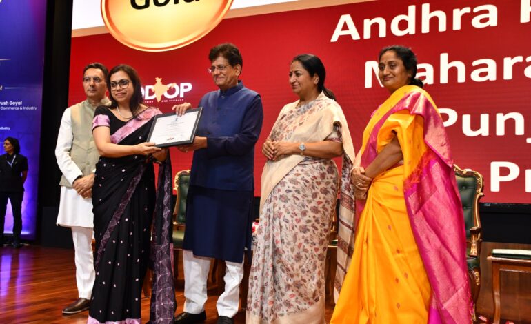 ਪੰਜਾਬ ਨੇ ਵੱਕਾਰੀ ‘ਰਾਸ਼ਟਰੀ ਇੱਕ ਜ਼ਿਲ੍ਹਾ ਇੱਕ ਉਤਪਾਦ ਪੁਰਸਕਾਰ 2024’ ਲਈ ਰਾਜ ਸ਼੍ਰੇਣੀ ‘ਚ ਸੋਨ ਪਦਕ ਜਿੱਤਿਆ: ਕੈਬਨਿਟ ਮੰਤਰੀ ਸੰਜੀਵ ਅਰੋੜਾ