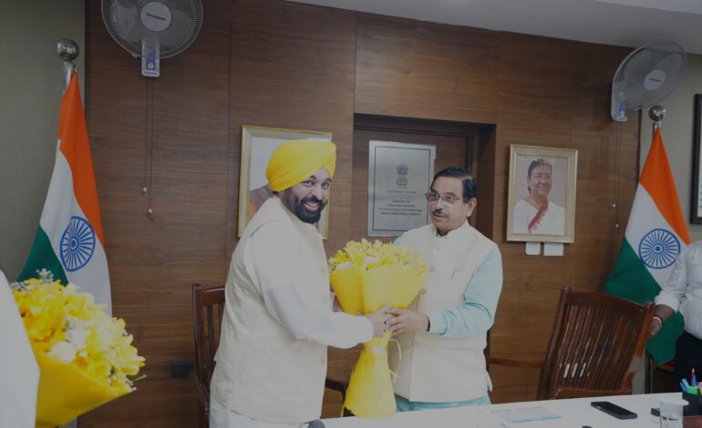 ਮੁੱਖ ਮੰਤਰੀ ਵੱਲੋਂ ਕੇਂਦਰੀ ਖੁਰਾਕ ਮੰਤਰੀ ਨਾਲ ਮੁਲਾਕਾਤ