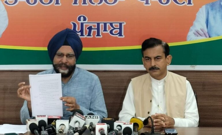 ਪੰਜਾਬ ਸਰਕਾਰ ਵੱਲੋਂ ਪੇਸ਼ ਕੀਤਾ ਗਿਆ “ਪੰਜਾਬ ਪਵਿੱਤਰ ਗ੍ਰੰਥਾਂ ਦੇ ਉਲੰਘਣ ਰੋਕੂ ਬਿੱਲ ਪੂਰੀ ਤਰ੍ਹਾਂ ਦਲਿਤ ਵਿਰੋਧੀ-ਜਗਮੋਹਨ ਸਿੰਘ ਰਾਜੂ, ਜਰਨਲ ਸਕੱਤਰ ਭਾਜਪਾ