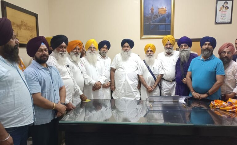 ਗੁਰਬਚਨ ਬੱਬੇਹਾਲੀ ਦੀ ਅਗਵਾਈ ਤਲੇ ਇੰਟਰਨੈਸ਼ਨਲ ਸਿੱਖ ਫੈਡਰੇਸ਼ਨ ਨੇ ਸੁਖਬੀਰ ਸਿੰਘ ਬਾਦਲ ਨਾਲ ਕੀਤੀ ਮੁਲਾਕਾਤ, ਸੂਬਾਈ ਖੁਦਮੁਖਤਿਆਰੀ ਸਮੇਤ ਕਈ ਮੁੱਦੇ ਉਠਾਏ