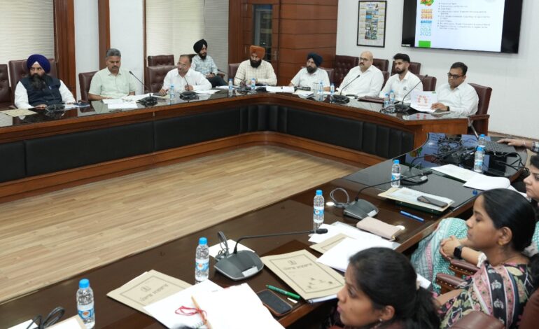 ਯੁੱਧ ਨਸ਼ਿਆ ਵਿਰੁੱਧ ਮੁਹਿੰਮ ਤਹਿਤ ਡਿਪਟੀ ਸਪੀਕਰ ਨੇ ਸ਼ਹੀਦ-ਏ-ਆਜ਼ਮ ਭਗਤ ਸਿੰਘ ਨੈਸ਼ਨਲ ਮੈਰਾਥਨ ਕਰਵਾਉਣ ਲਈ ਵਿਸ਼ੇਸ਼ ਮੀਟਿੰਗ ਬੁਲਾਈ