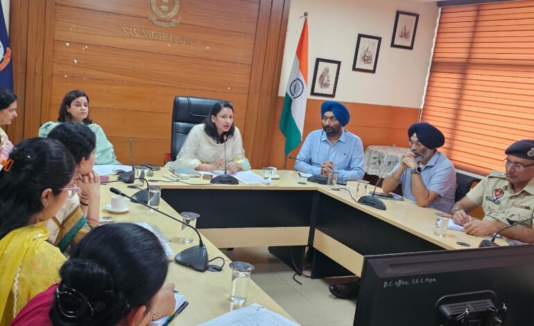 ਡਿਪਟੀ ਕਮਿਸ਼ਨਰ ਕੋਮਲ ਮਿੱਤਲ ਨੇ ਸੁਤੰਤਰਤਾ ਦਿਵਸ ਦੀ ਤਿਆਰੀ ਲਈ ਅਧਿਕਾਰੀਆਂ ਨੂੰ ਸੌਂਪੀਆਂ ਜ਼ਿੰਮੇਵਾਰੀਆਂ