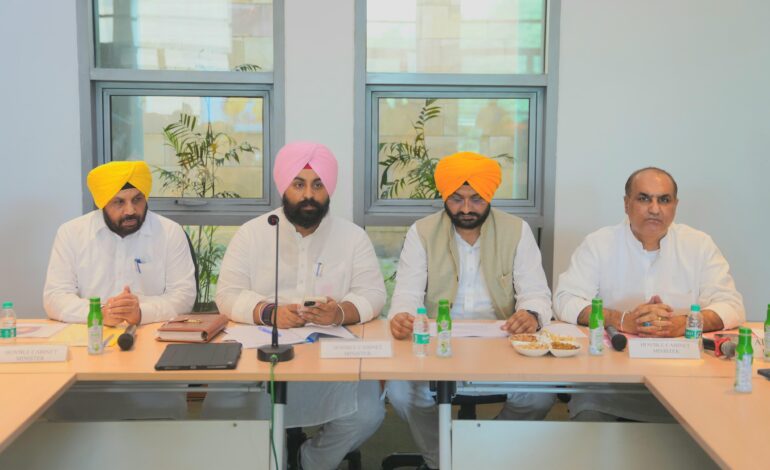 ਪੰਜਾਬ ਸਰਕਾਰ ਵੱਲੋਂ 9ਵੇਂ ਪਾਤਸ਼ਾਹ ਸ੍ਰੀ ਗੁਰੂ ਤੇਗ ਬਹਾਦਰ ਜੀ ਦੇ 350ਵੇਂ ਸ਼ਹੀਦੀ ਦਿਵਸ ਸਬੰਧੀ ਉੱਚ-ਪੱਧਰੀ ਮੀਟਿੰਗ