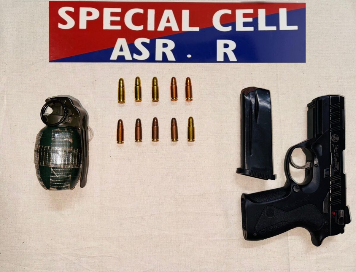 ਕੇਂਦਰੀ ਏਜੰਸੀਆਂ ਨਾਲ ਮਿਲ ਕੇ ਅੰਮ੍ਰਿਤਸਰ ਪੁਲਿਸ ਦੀ ਵੱਡੀ ਕਾਰਵਾਈ, ਗੈਂਗਸਟਰ ਨਾਲ ਜੁੜਿਆ ਵਿਅਕਤੀ ਗ੍ਰਿਫ਼ਤਾਰ