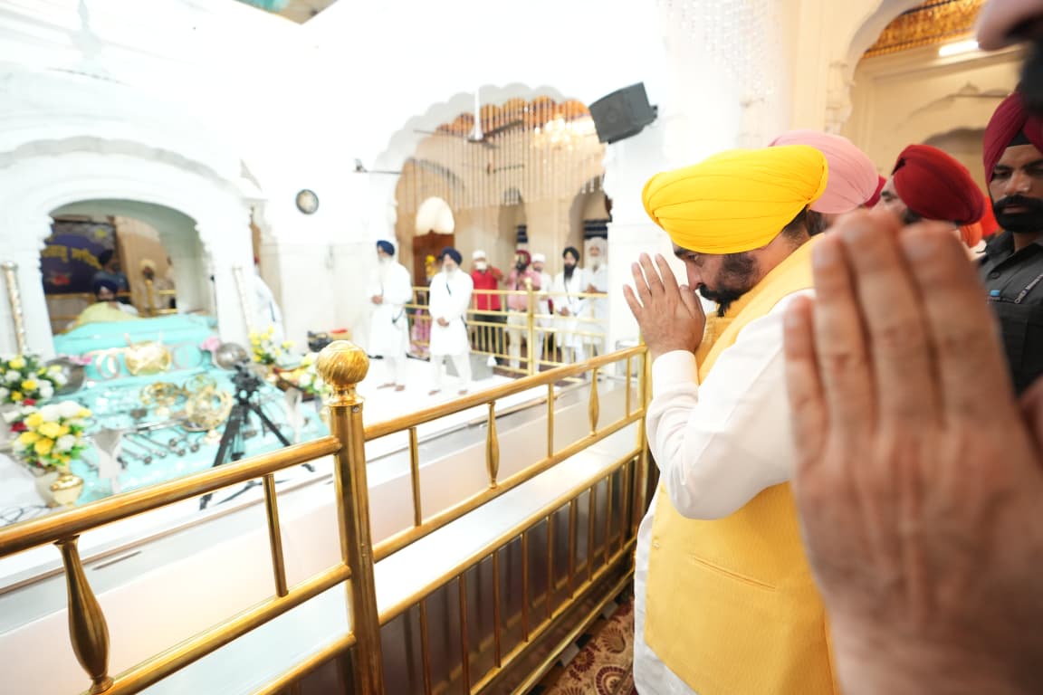 ਮੁੱਖ ਮੰਤਰੀ ਨੇ ਗੁਰਦੁਆਰਾ ਸ੍ਰੀ ਫਤਹਿਗੜ੍ਹ ਸਾਹਿਬ ਵਿਖੇ ਮੱਥਾ ਟੇਕਿਆ
