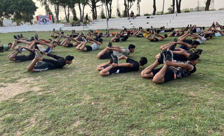 ਅਗਨੀਵੀਰ ਦੀ ਭਰਤੀ ਲਈ ਫਿਜ਼ੀਕਲ ਤਿਆਰੀ ਸਬੰਧੀ ਸੀ-ਪਾਈਟ ਕੈਂਪ ਡੇਰਾ ਬਾਬਾ ਨਾਨਕ ਵਿਖੇ ਮੁਫ਼ਤ ਸਿਖਲਾਈ ਕੈਂਪ ਸ਼ੁਰੂ