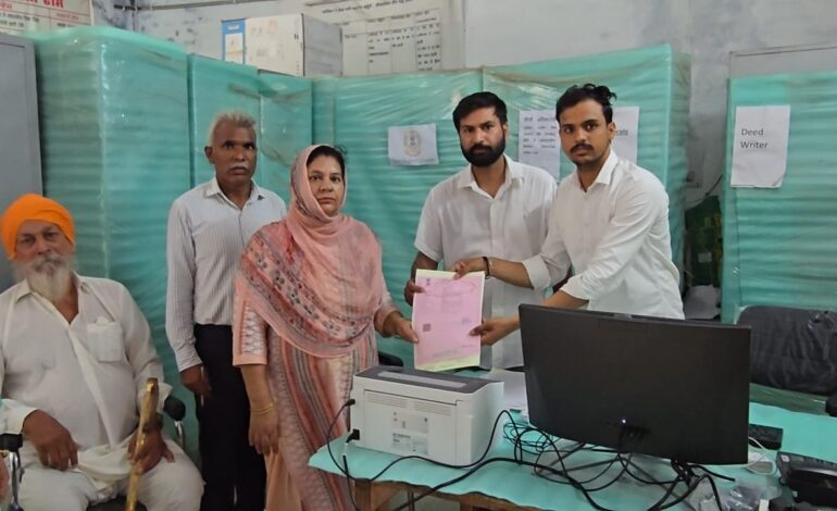 ਈਜ਼ੀ ਰਜਿਸ਼ਟਰੇਸ਼ਨ ਰਾਹੀਂ ਲੋਕਾਂ ਦੀ ਖੱਜਲ-ਖੁਆਰੀ ਹੋਈ ਖਤਮ