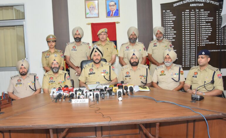 ਅੰਮ੍ਰਿਤਸਰ ਵਿੱਚ ਖਾਲਿਸਤਾਨ ਪੱਖੀ ਨਾਅਰੇ ਲਿਖਣ ਦੇ ਕੇਸ ਨੂੰ 24 ਘੰਟਿਆਂ ਦੇ ਅੰਦਰ ਸੁਲਝਾਇਆ; ਨਾਬਾਲਗ ਸਮੇਤ ਦੋ ਵਿਅਕਤੀ ਗ੍ਰਿਫ਼ਤਾਰ