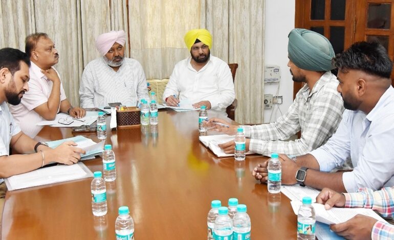 ਵਿੱਤ ਮੰਤਰੀ ਹਰਪਾਲ ਸਿੰਘ ਚੀਮਾ ਵੱਲੋਂ 3 ਕਰਮਚਾਰੀ ਯੂਨੀਅਨਾਂ ਨਾਲ ਮੀਟਿੰਗਾਂ