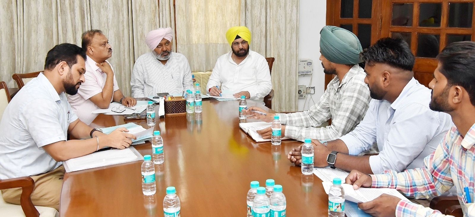ਵਿੱਤ ਮੰਤਰੀ ਹਰਪਾਲ ਸਿੰਘ ਚੀਮਾ ਵੱਲੋਂ 3 ਕਰਮਚਾਰੀ ਯੂਨੀਅਨਾਂ ਨਾਲ ਮੀਟਿੰਗਾਂ