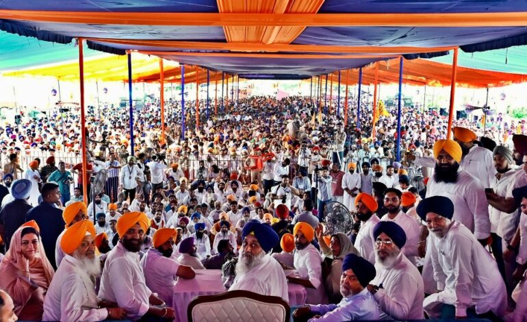 ਮੇਰੇ ਲਈ ਪੰਥਕ ਸਿਧਾਂਤ ਤੇ ਆਦਰਸ਼ ਸਭ ਤੋਂ ਜ਼ਰੂਰੀ, ਕਦੇ ਵੀ ਸੱਤਾ ਵਾਸਤੇ ਪੰਥ ਦੀ ਅਣਖ ਨਾਲ ਸਮਝੌਤਾ ਨਹੀਂ ਕਰਾਂਗਾ: ਸੁਖਬੀਰ ਸਿੰਘ ਬਾਦਲ