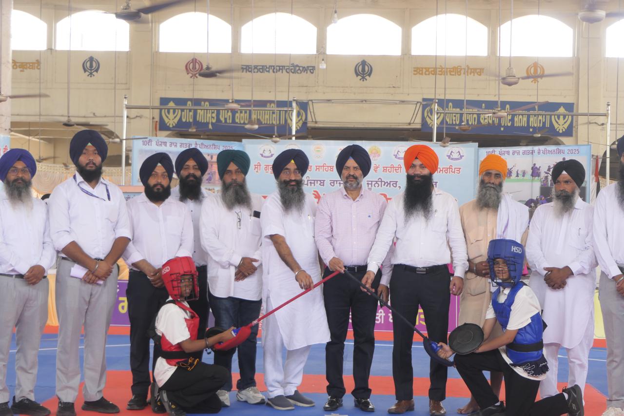 ਦਸਵੀਂ ਪੰਜਾਬ ਰਾਜ ਗਤਕਾ ਚੈਂਪੀਅਨਸ਼ਿਪ ਖਾਲਸਾਈ ਜਾਹੋ ਜਲੋਲ ਨਾਲ ਅਨੰਦਪੁਰ ਸਾਹਿਬ ਵਿਖੇ ਹੋਈ ਸ਼ੁਰੂ