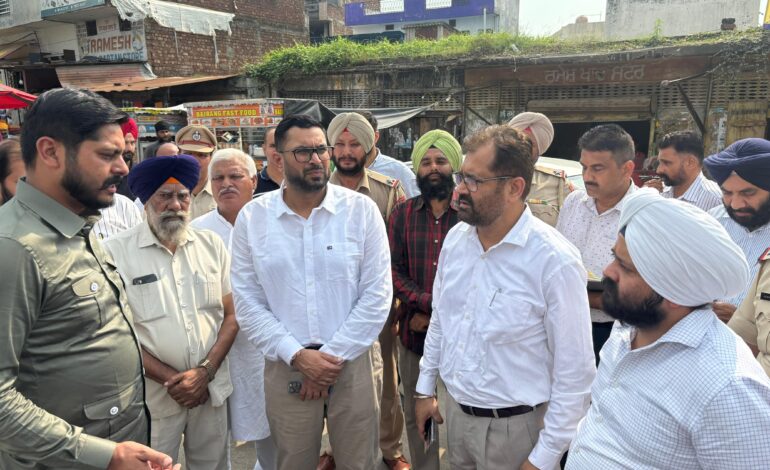 ਵਿਧਾਇਕ ਅਮਨਸ਼ੇਰ ਸਿੰਘ ਸ਼ੈਰੀ ਕਲਸੀ ਅਤੇ ਡਿਪਟੀ ਕਮਿਸ਼ਨਰ ਦਲਵਿੰਦਰਜੀਤ ਸਿੰਘ ਨੇ ਵਿਆਹ ਪੁਰਬ ਸਮਾਗਮ ਦੇ ਸਬੰਧ ਵਿੱਚ ਕੀਤੀਆਂ ਜਾ ਰਹੀਆਂ ਤਿਆਰੀਆਂ ਦਾ ਲਿਆ ਜਾਇਜ਼ਾ