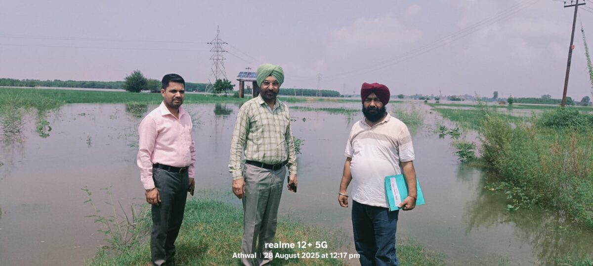 ਹੜ੍ਹ ਪ੍ਰਭਾਵਿਤ ਖੇਤਰਾਂ ਦਾ ਸਿਵਲ ਸਰਜਨ ਡਾ. ਜਸਵਿੰਦਰ ਸਿੰਘ ਵੱਲੋਂ ਦੌਰਾ, ਬਿਮਾਰੀਆਂ ਤੋਂ ਬਚਾਅ ਲਈ ਪ੍ਰਬੰਧ ਮਜ਼ਬੂਤ ਕਰਨ ਦੇ ਨਿਰਦੇਸ਼, ਭਾਮ ਵਿੱਖੇ ਲੱਗਾ ਮੈਡਿਕਲ ਕੈਂਪ