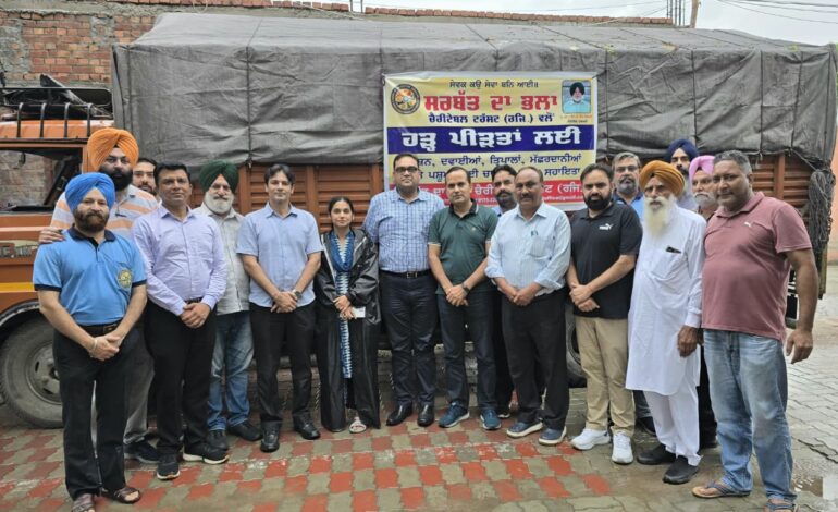 ਡਾ.ਐਸ.ਪੀ.ਸਿੰਘ ਓਬਰਾਏ ਵੱਲੋਂ ਮਾਝੇ ਦੇ ਹੜ੍ਹ ਪੀੜਤਾਂ ਦੀ ਮਦਦ ਜਾਰੀ