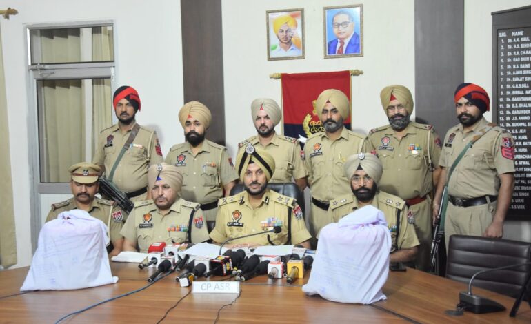 ਨਸ਼ਾ ਤਸਕਰ ਸੋਨੀ ਸਮੇਤ ਪੰਜ ਵਿਅਕਤੀ 8.1 ਕਿਲੋ ਹੈਰੋਇਨ ਨਾਲ ਗ੍ਰਿਫ਼ਤਾਰ