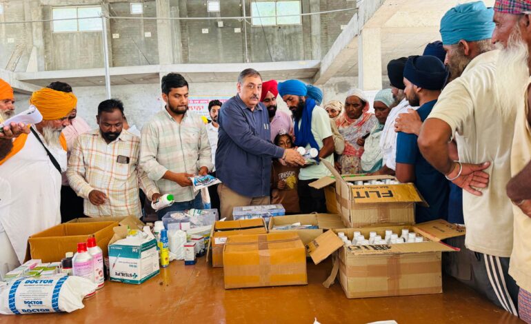 ਖੇਤੀ ਅਰਥਚਾਰੇ ਦੀ ਸੁਰੱਖਿਆ ਪ੍ਰਮੁੱਖ ਤਰਜੀਹ: ਹਫ਼ਤੇ ਦੇ ਅੰਦਰ 1.75 ਲੱਖ ਤੋਂ ਵੱਧ ਪਸ਼ੂਆਂ ਨੂੰ ਗਲ-ਘੋਟੂ ਤੋਂ ਬਚਾਅ ਦੇ ਟੀਕੇ ਲਾਏ