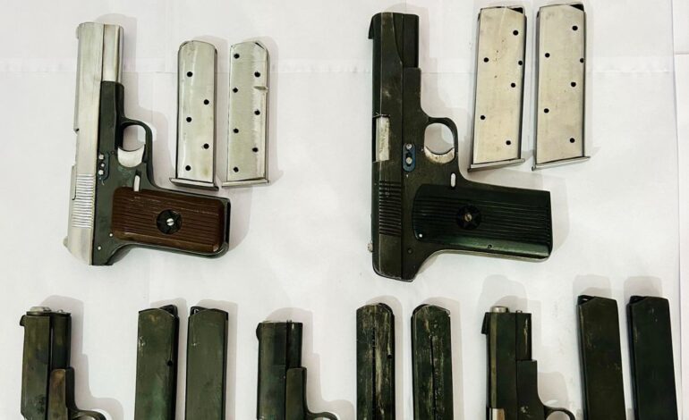 ਸ੍ਰੀ ਮੁਕਤਸਰ ਸਾਹਿਬ ਵਿੱਚ ਲਾਰੈਂਸ ਬਿਸ਼ਨੋਈ ਗੈਂਗ ਦੇ ਦੋ ਸਹਿਯੋਗੀ ਪੰਜ ਪਿਸਤੌਲਾਂ ਸਮੇਤ ਗ੍ਰਿਫਤਾਰ