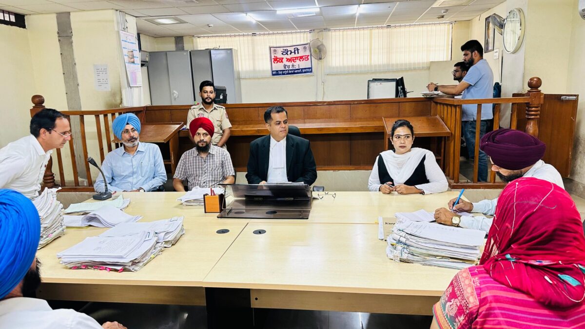 ਜਿਲ੍ਹਾ ਕਚਹਿਰੀਆਂ ਗੁਰਦਾਸਪੁਰ ਵਿਖੇ ਨੈਸ਼ਨਲ ਲੋਕ ਅਦਾਲਤ ਦਾ ਆਯੋਜਨ