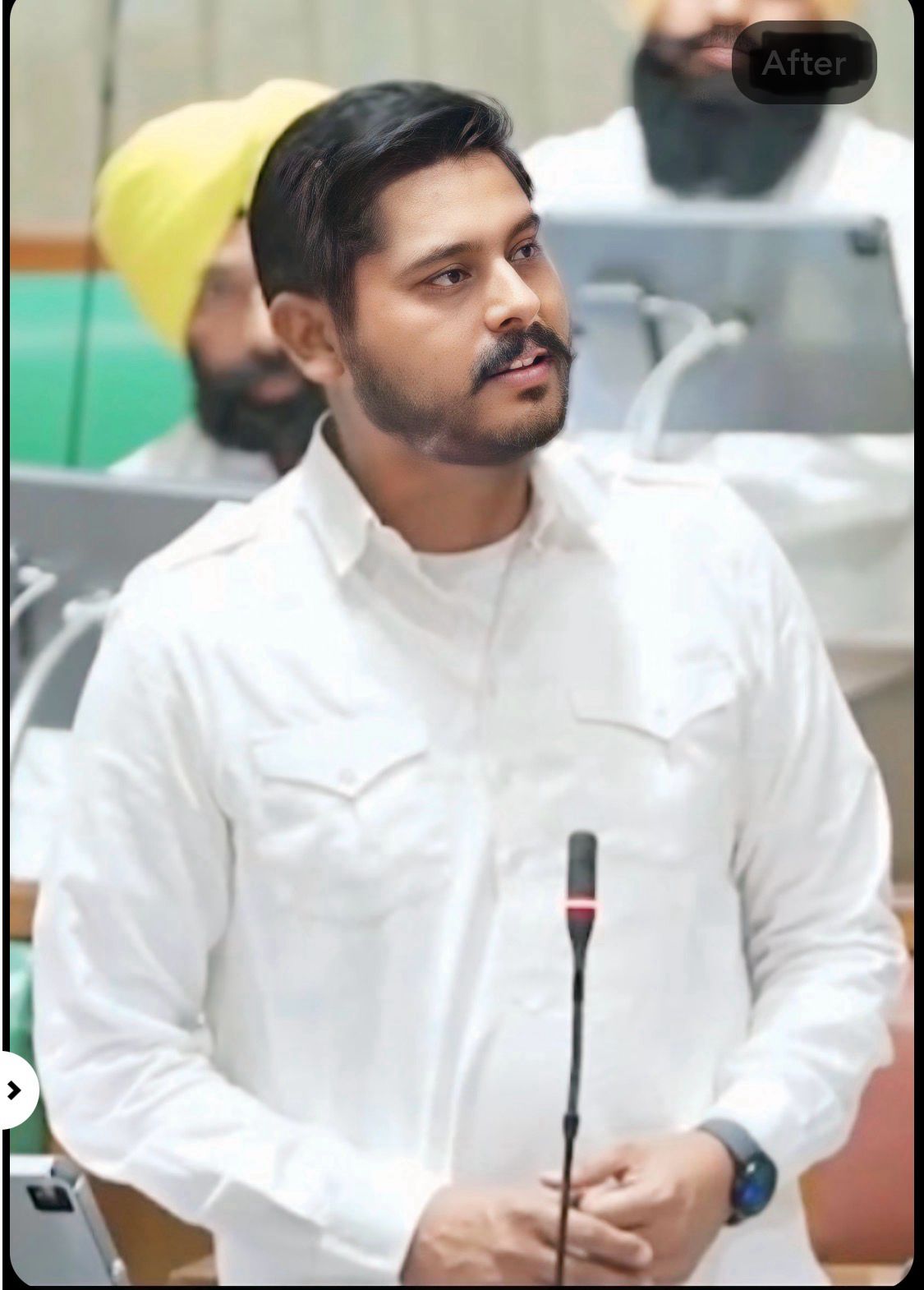 ਪੰਜਾਬ ਕਾਰਜਕਾਰੀ ਪ੍ਰਧਾਨ ਤੇ ਨੌਜਵਾਨ ਵਿਧਾਇਕ ਸ਼ੈਰੀ ਕਲਸੀ ਨੇ ਵਿਧਾਨ ਸਭਾ ਸ਼ੈਸਨ ਵਿੱਚ ਹੜ ਪੀੜਤਾਂ ਲਈ ਮਾਰਿਆ ਹਾਅ ਦਾ ਨਾਅਰਾ