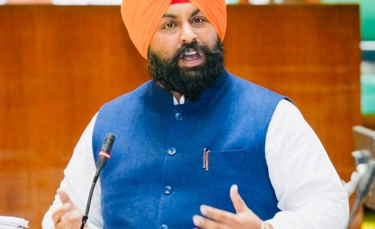 ਹਰਜੋਤ ਸਿੰਘ ਬੈਂਸ ਵੱਲੋਂ ਪੰਜਾਬ ਪ੍ਰਤੀ ਕੇਂਦਰ ਸਰਕਾਰ ਦੀ ਬੇਰੁਖ਼ੀ ਉਤੇ ਸਾਧਿਆ ਨਿਸ਼ਾਨਾ