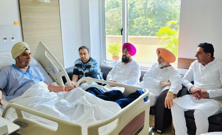 ਸੀਨੀਅਰ ਕਾਂਗਰਸੀ ਆਗੂ ਤ੍ਰਿਪਤ ਰਜਿੰਦਰ ਸਿੰਘ ਬਾਜਵਾ ਦਾ ਹੋਇਆ ਸਫ਼ਲ ਗੋਡਿਆਂ ਦਾ ਆਪ੍ਰੇਸ਼ਨ